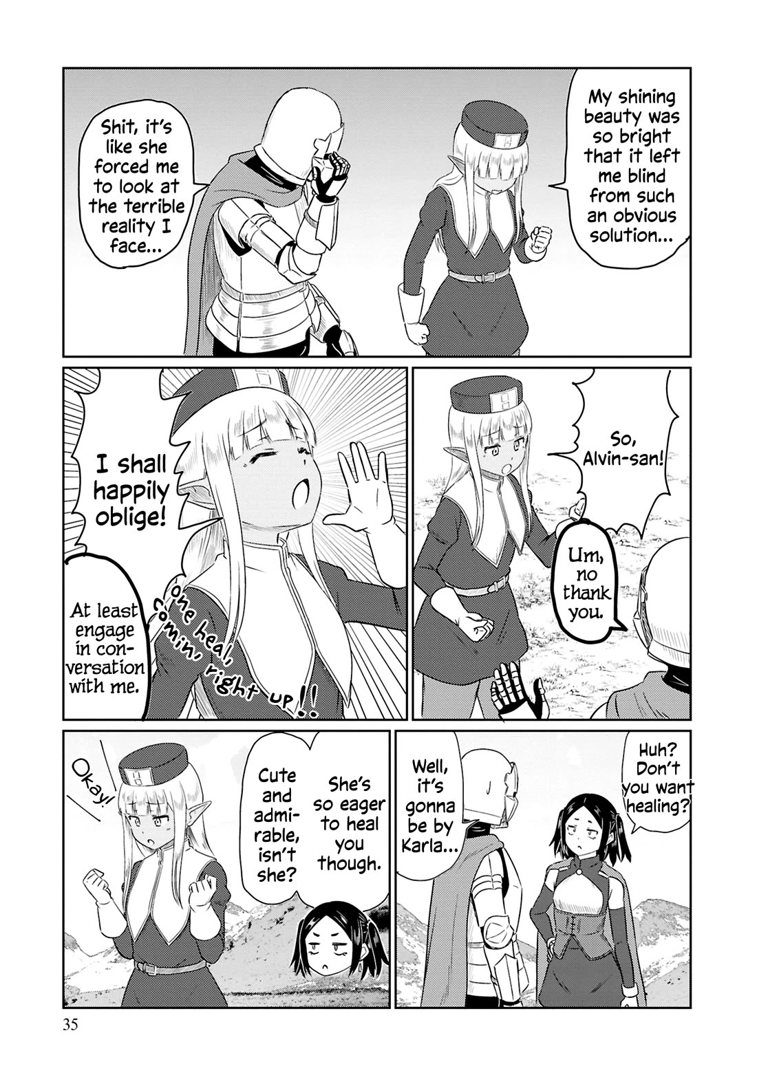 Kono Healer Mendokusai Chapter 71 page 4 - Chapter 71: Karla's Healing Magic