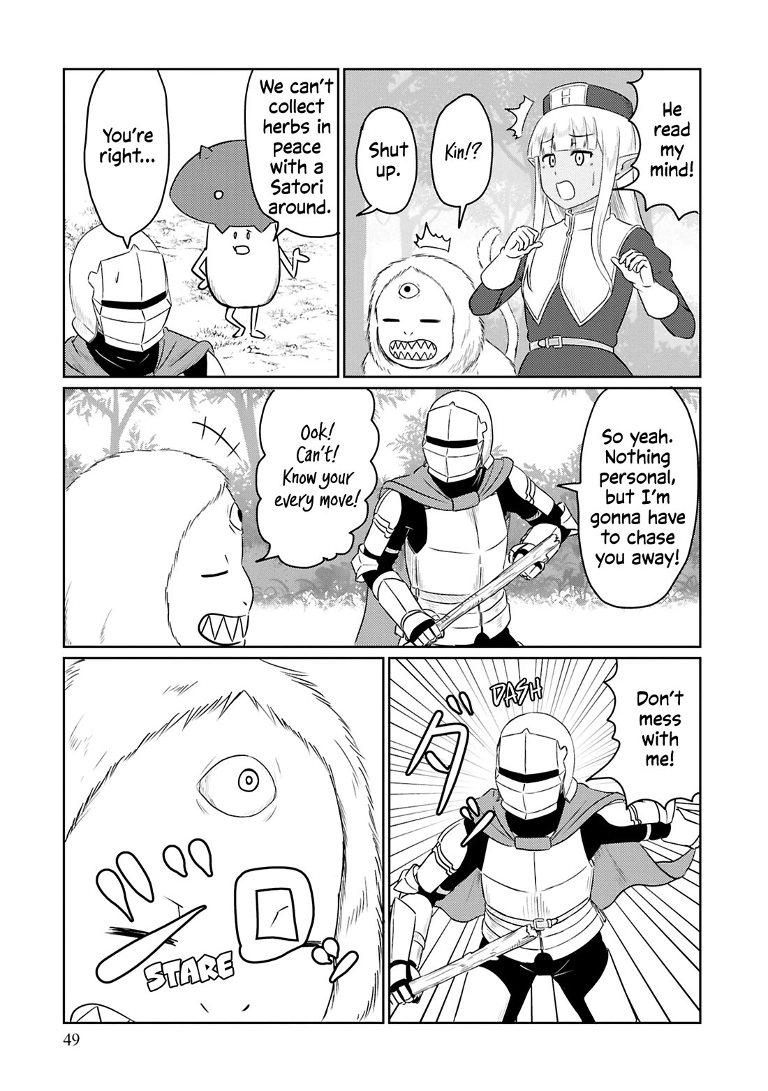 Kono Healer Mendokusai Chapter 72 page 8 - Chapter 72: Satori