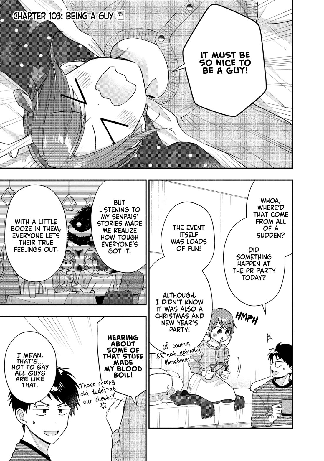 Kono Kaisha ni Suki na Hito ga Imasu Chapter 103 page 1 - Chapter 103: Being a Guy