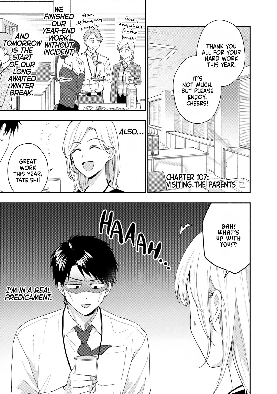 Kono Kaisha ni Suki na Hito ga Imasu Chapter 107 page 1 - Chapter 107: Visiting the Parents