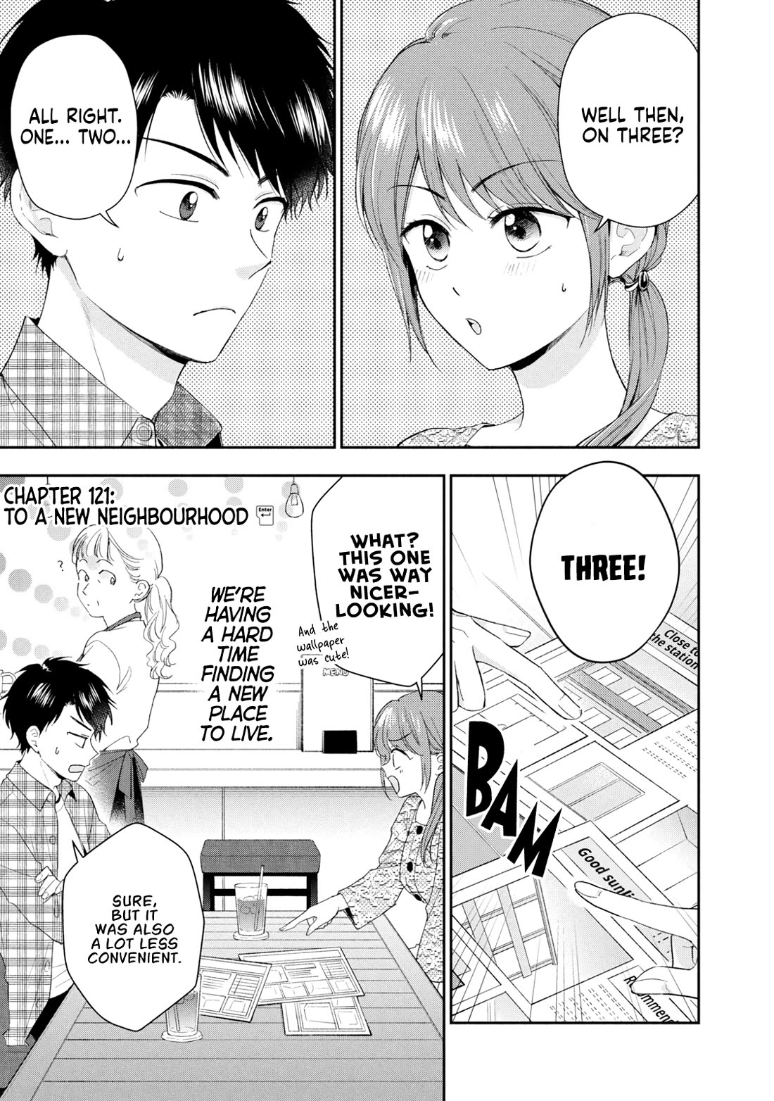 Kono Kaisha ni Suki na Hito ga Imasu Chapter 121 page 1 - Chapter 121: To a New Neighbourhood