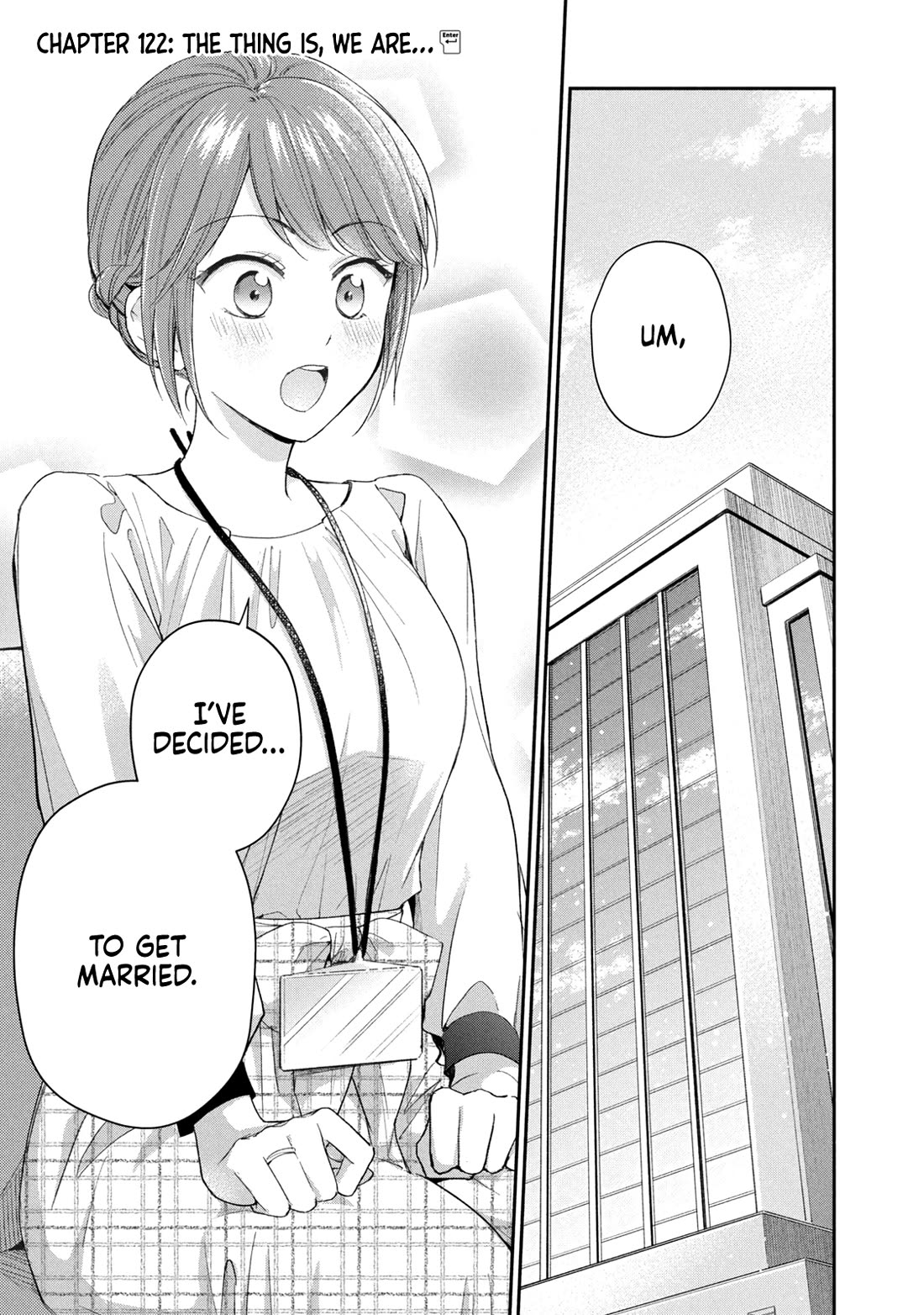 Kono Kaisha ni Suki na Hito ga Imasu Chapter 122 page 1 - Chapter 122: The Thing Is, We Are...