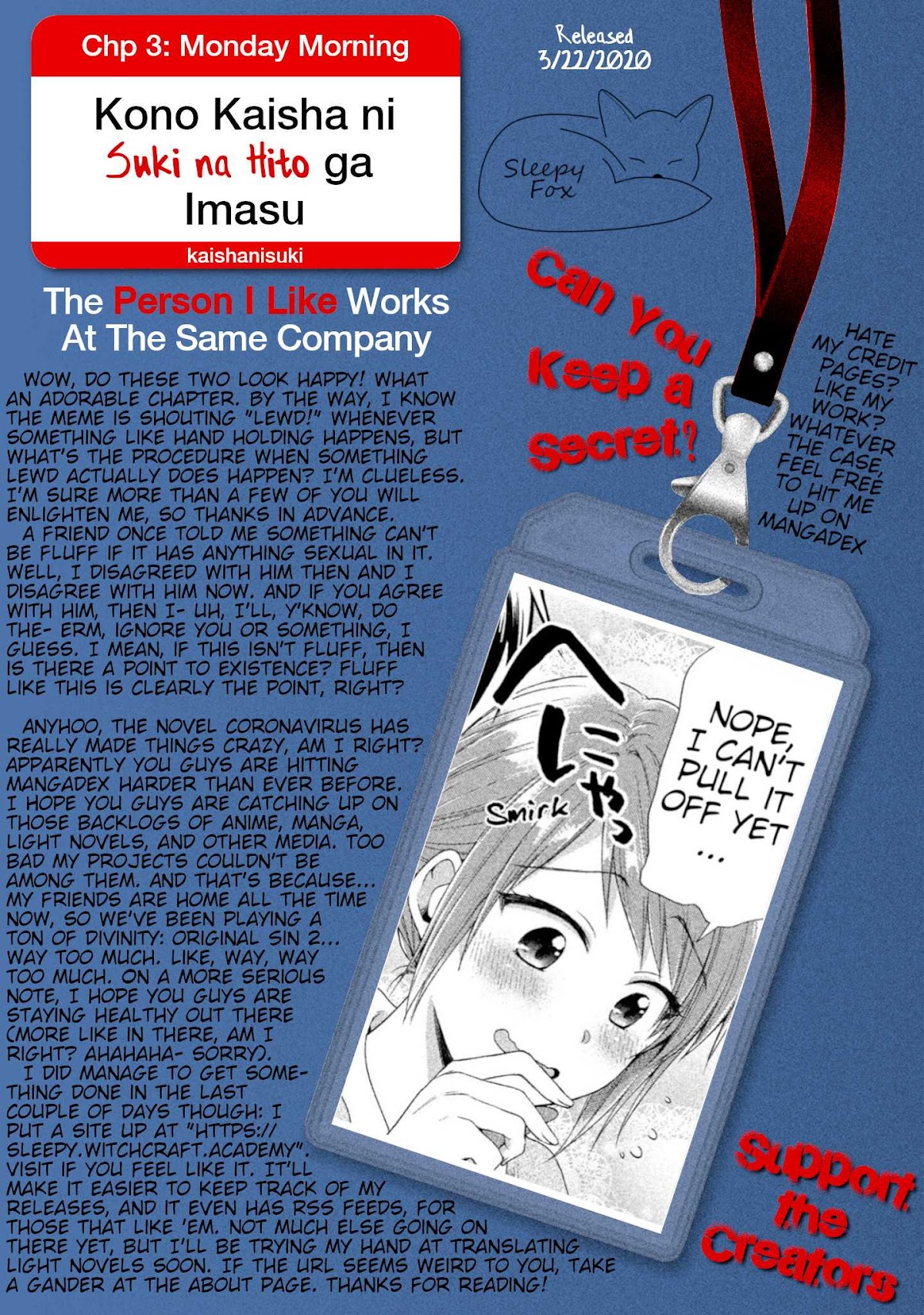 Kono Kaisha ni Suki na Hito ga Imasu Chapter 3 page 15 - Chapter 3: Monday Morning