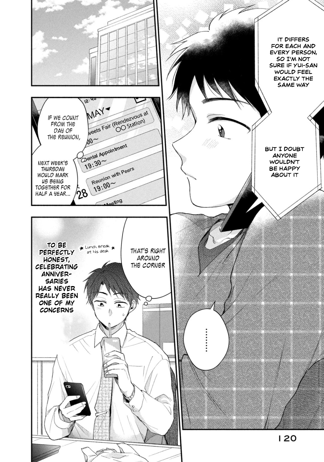 Kono Kaisha ni Suki na Hito ga Imasu Chapter 36 page 4 - Chapter 36: Anniversary ①