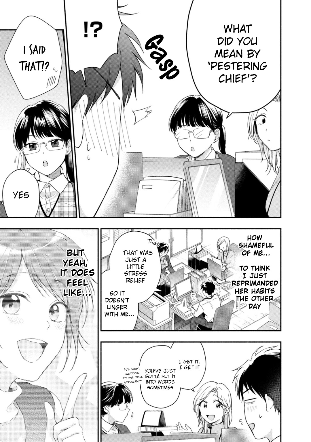 Kono Kaisha ni Suki na Hito ga Imasu Chapter 42 page 11 - Chapter 42: Tiny Stress Relief Method