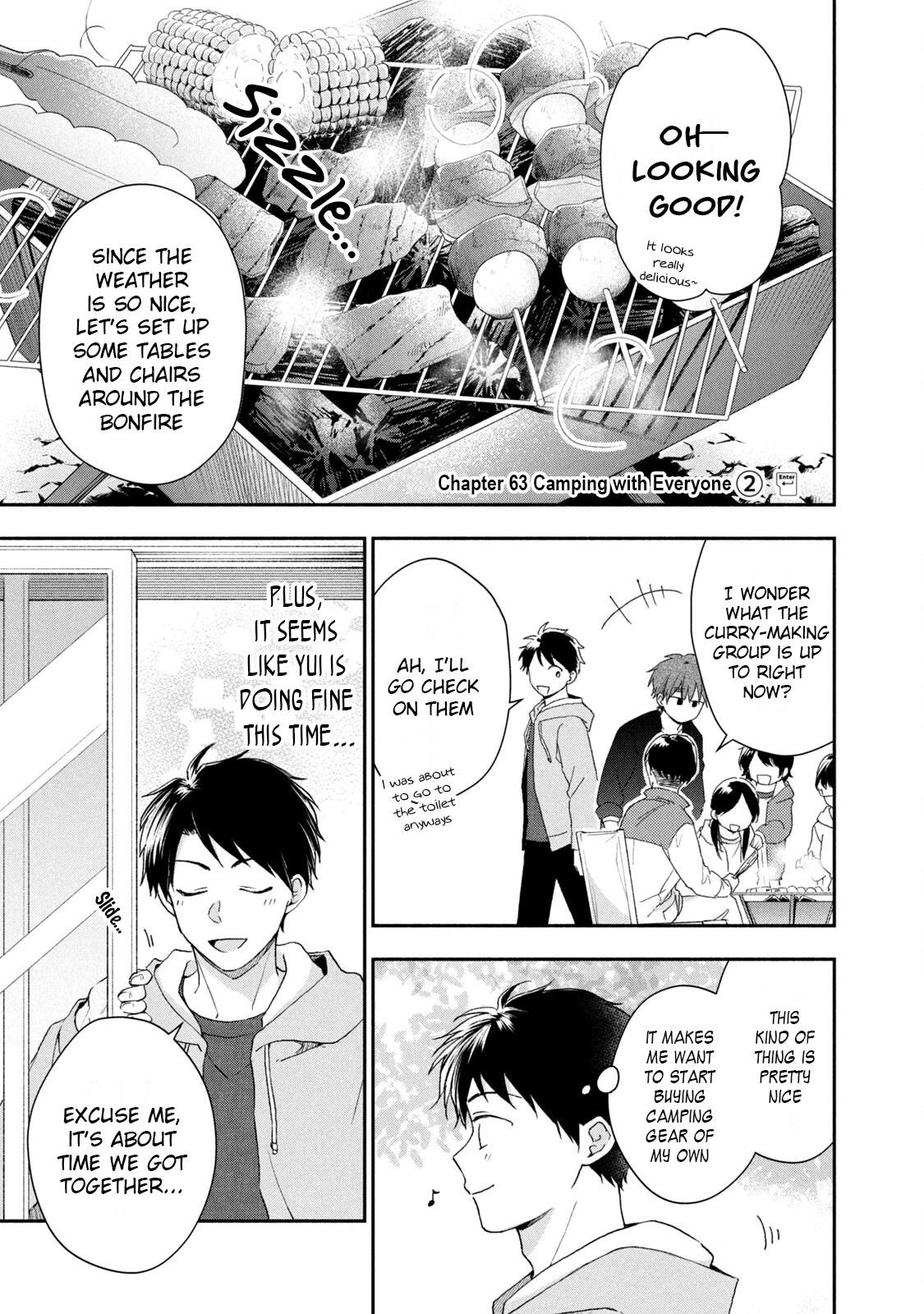 Kono Kaisha ni Suki na Hito ga Imasu Chapter 63 page 1 - Chapter 63: Camping with Everyone ②