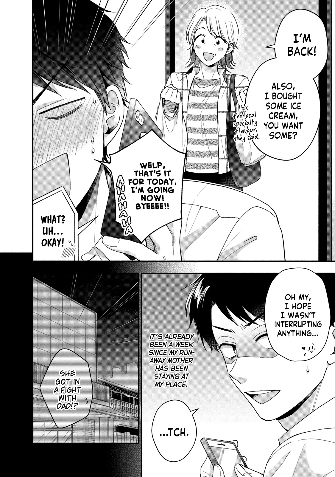 Kono Kaisha ni Suki na Hito ga Imasu Chapter 68 page 6 - Chapter 68: An Intrusion From Mom — Part 2