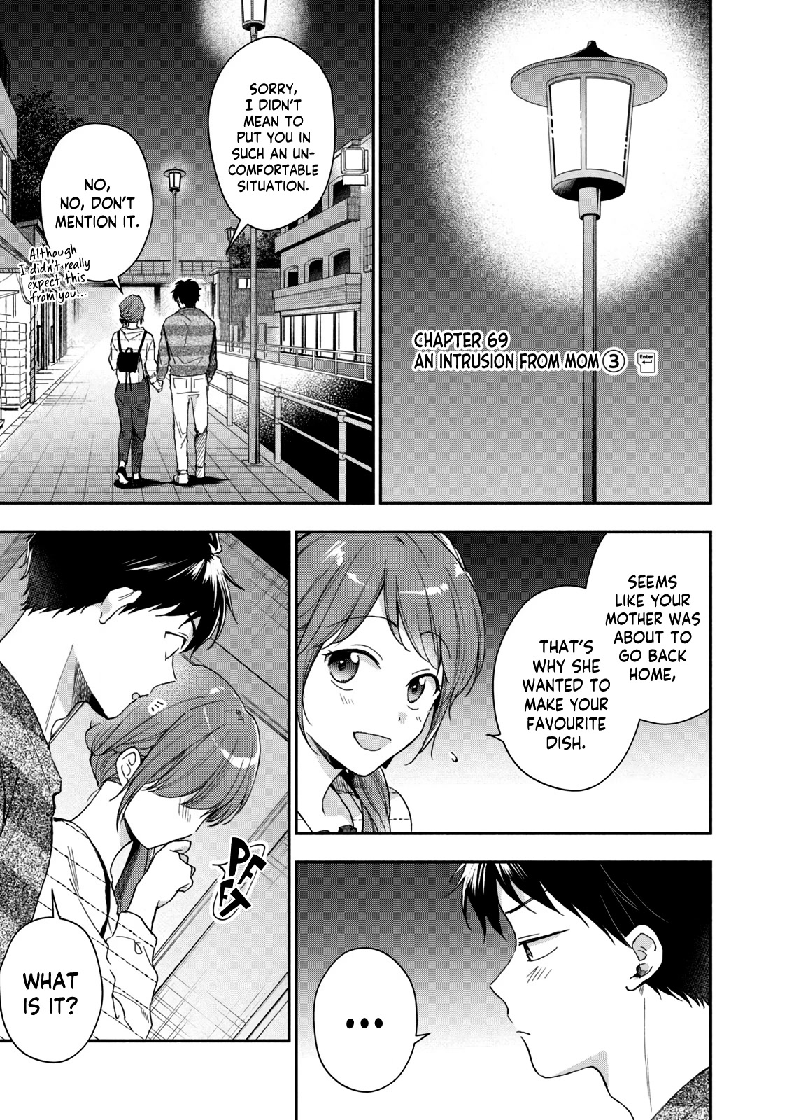 Kono Kaisha ni Suki na Hito ga Imasu Chapter 69 page 1 - Chapter 69: An Intrusion From Mom — Part 3