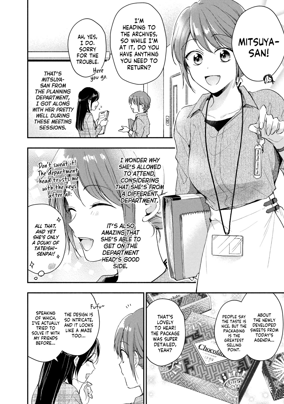 Kono Kaisha ni Suki na Hito ga Imasu Chapter 72 page 4 - Chapter 72: Tsuji-san's Worries
