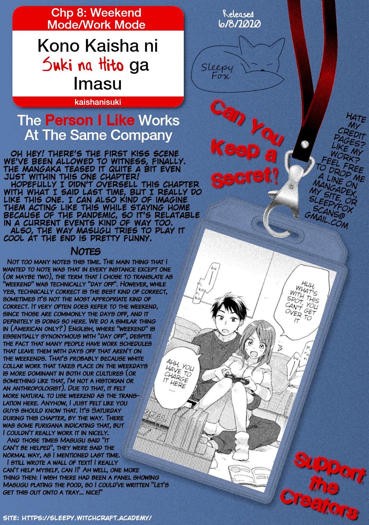Kono Kaisha ni Suki na Hito ga Imasu Chapter 8 page 15 - Chapter 8: Weekend Mode/Work Mode