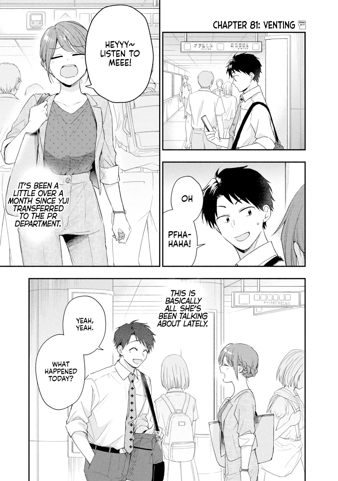 Kono Kaisha ni Suki na Hito ga Imasu Chapter 81 page 1 - Chapter 81: Venting
