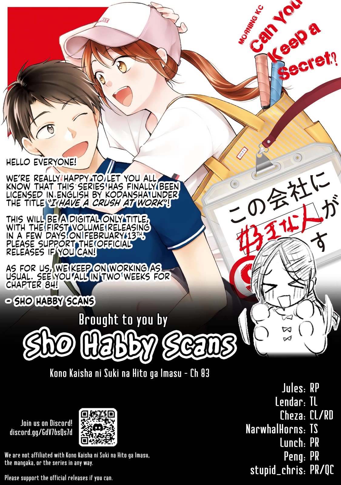 Kono Kaisha ni Suki na Hito ga Imasu Chapter 83 page 13 - Chapter 83: What I Can Do