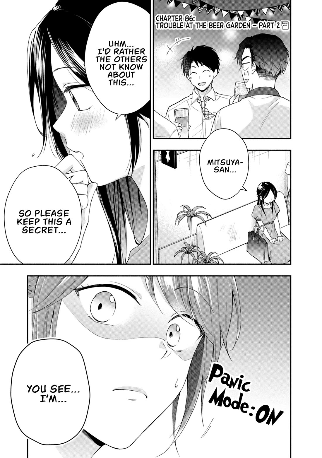 Kono Kaisha ni Suki na Hito ga Imasu Chapter 86 page 1 - Chapter 86: Trouble at the Beer Garden — Part 2