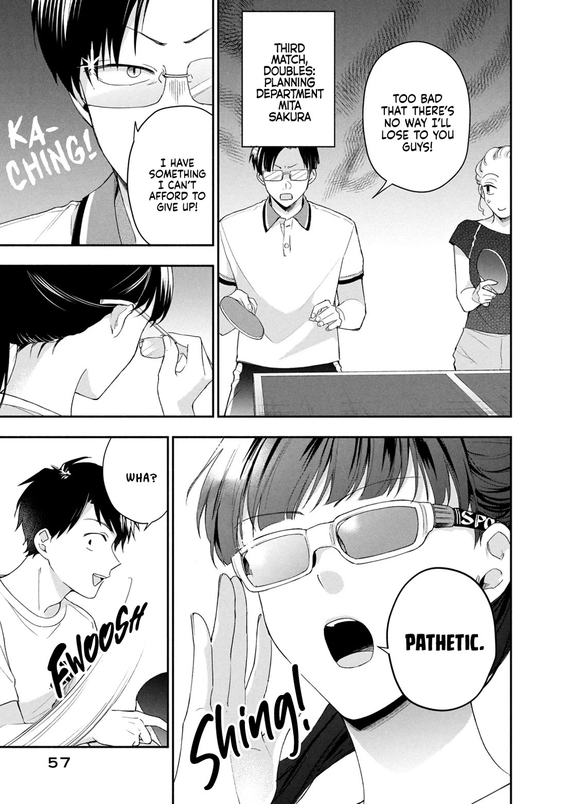 Kono Kaisha ni Suki na Hito ga Imasu Chapter 91 page 11 - Chapter 91: Table Tennis Tournament — Part 1