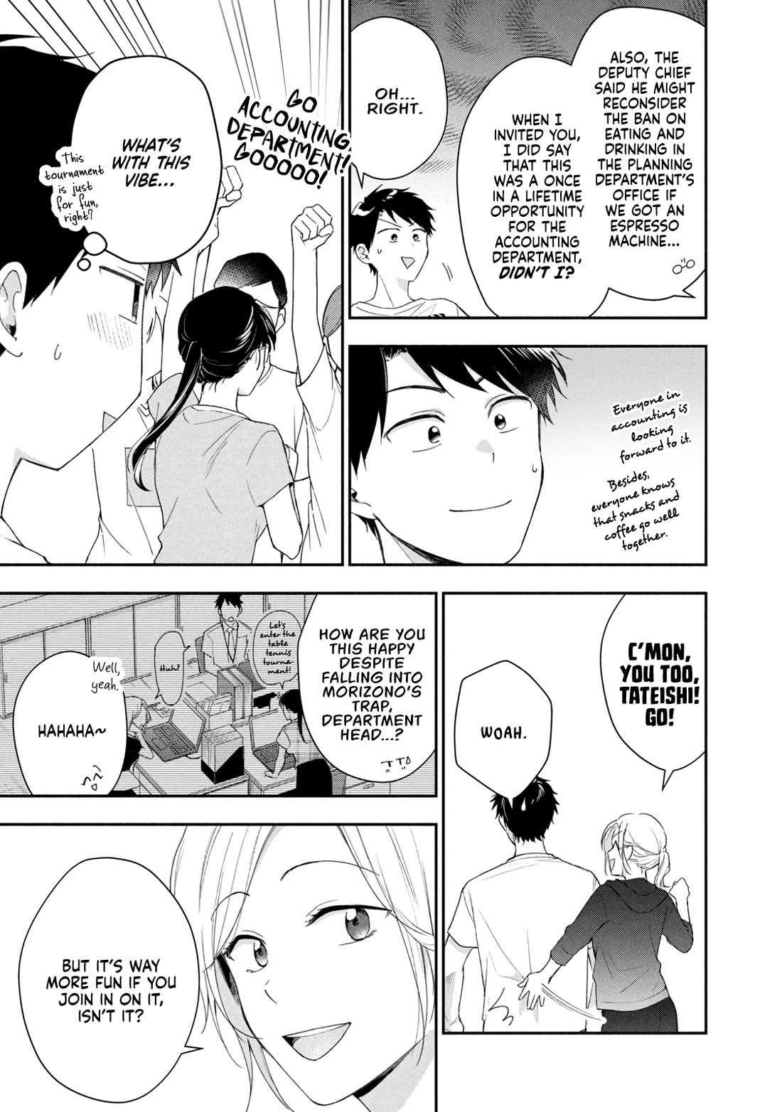 Kono Kaisha ni Suki na Hito ga Imasu Chapter 91 page 3 - Chapter 91: Table Tennis Tournament — Part 1