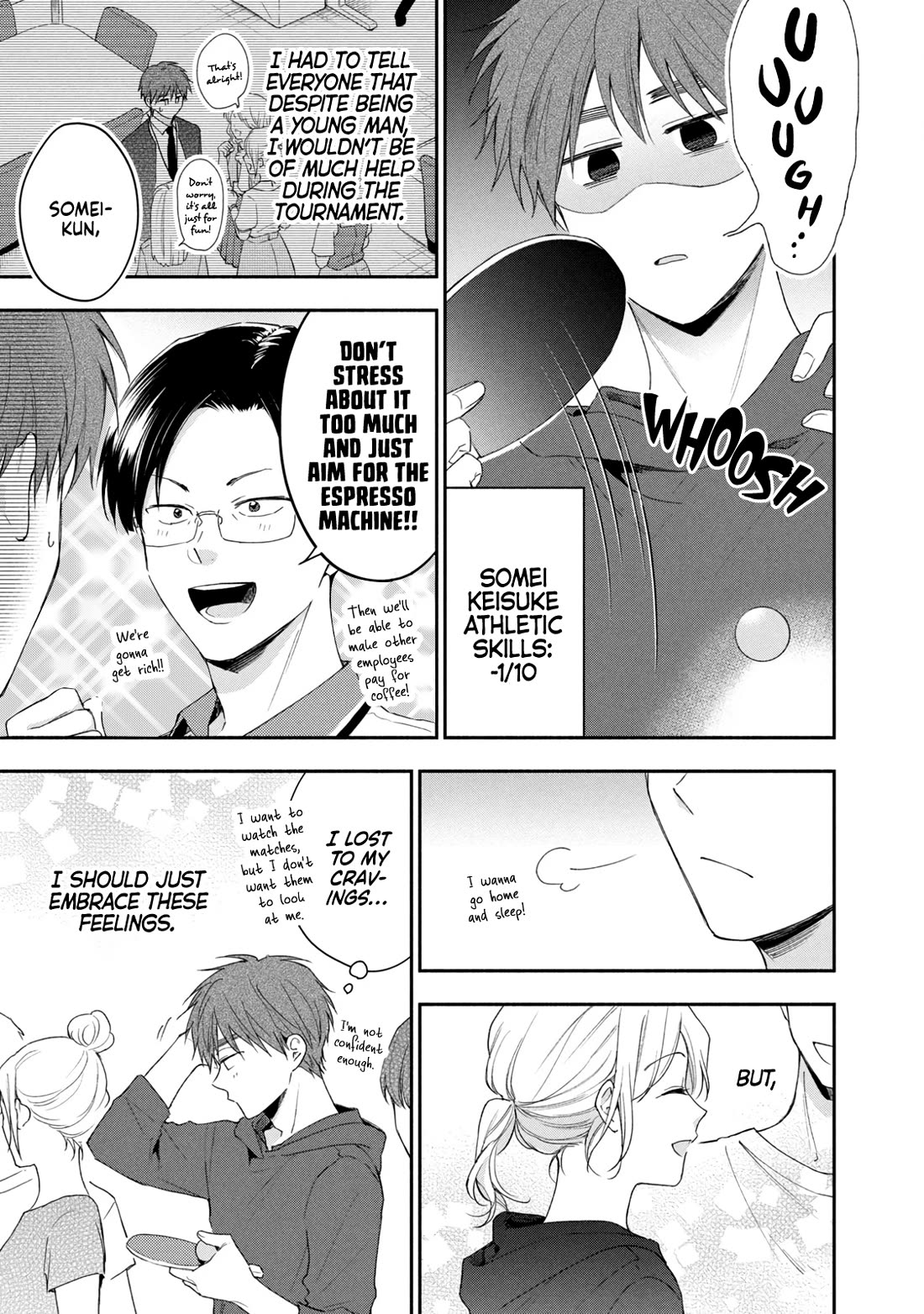 Kono Kaisha ni Suki na Hito ga Imasu Chapter 91 page 5 - Chapter 91: Table Tennis Tournament — Part 1