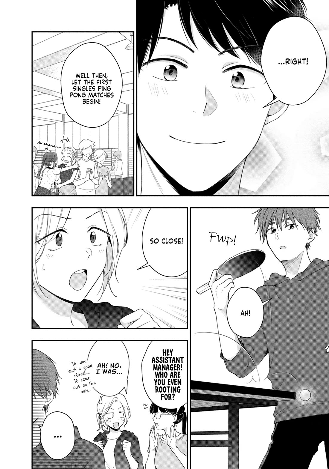 Kono Kaisha ni Suki na Hito ga Imasu Chapter 91 page 8 - Chapter 91: Table Tennis Tournament — Part 1