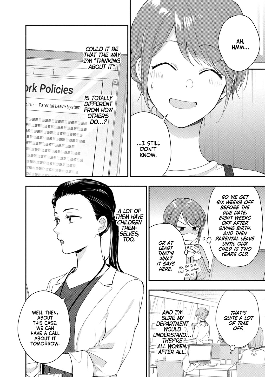 Kono Kaisha ni Suki na Hito ga Imasu Chapter 96 page 8 - Chapter 96: Life Plans — Part 1