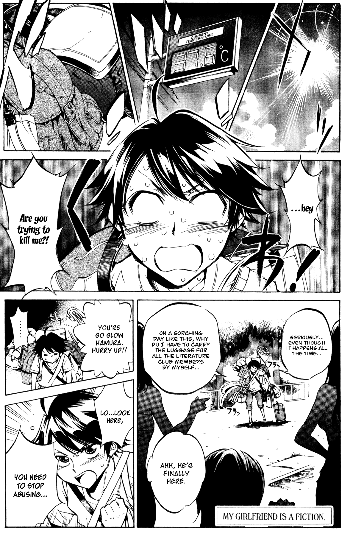 Kono Kanojo wa Fiction desu Chapter 27 page 1 - Chapter 27: Blue Sky, Blue Ocean, Black History