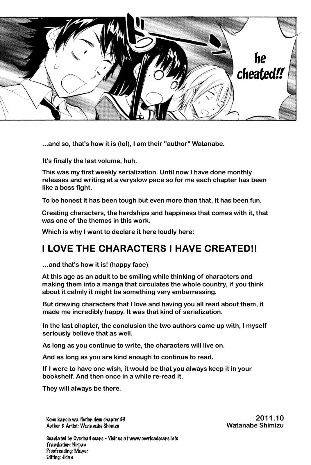 Kono Kanojo wa Fiction desu Chapter 33 page 25 - Chapter 33: "This Girlfriend is a Fiction" [END]