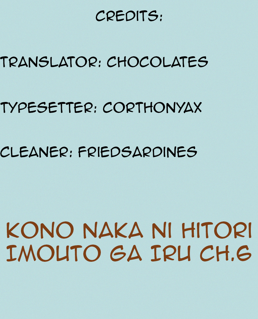 Kono Naka ni Hitori, Imouto ga Iru! Chapter 6 page 1 - Chapter 6: My Little Sister and I Are Lovers