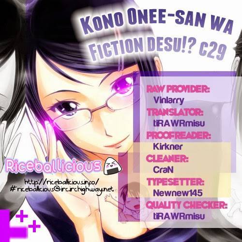 Kono Oneesan wa Fiction desu!? Chapter 29 page 25 - Chapter 29
