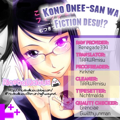 Kono Oneesan wa Fiction desu!? Chapter 7 page 25 - Chapter 7