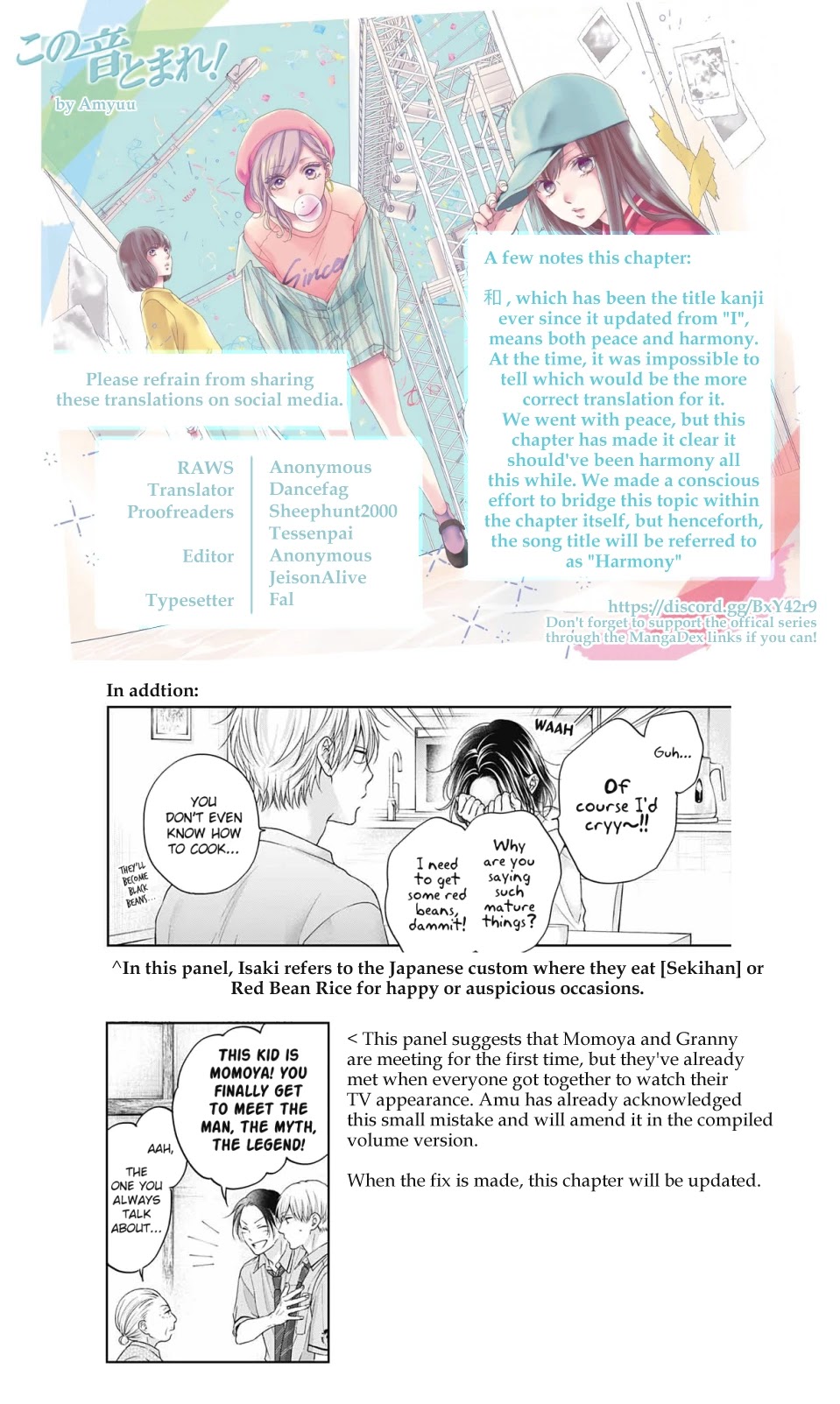 Kono Oto Tomare! Chapter 110 page 36 - Chapter 110: Harmony