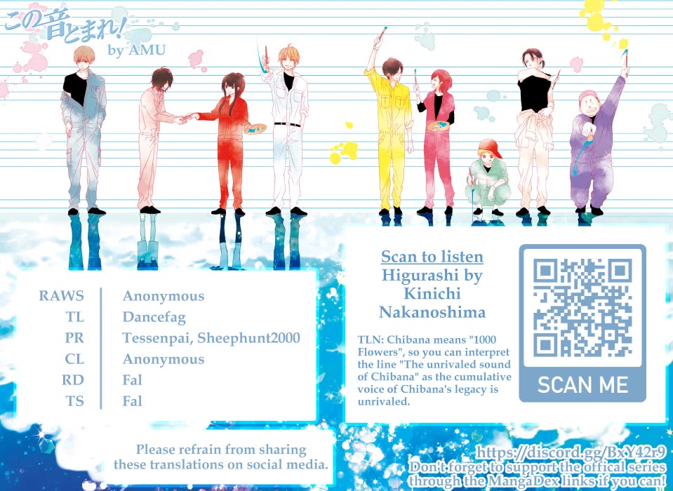 Kono Oto Tomare! Chapter 125 page 34 - Chapter 125: Chibana's Song