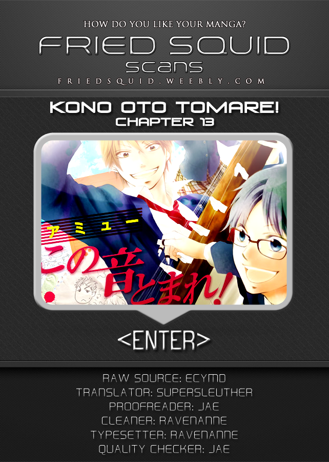 Kono Oto Tomare! Chapter 13 page 1 - Chapter 13: From Here