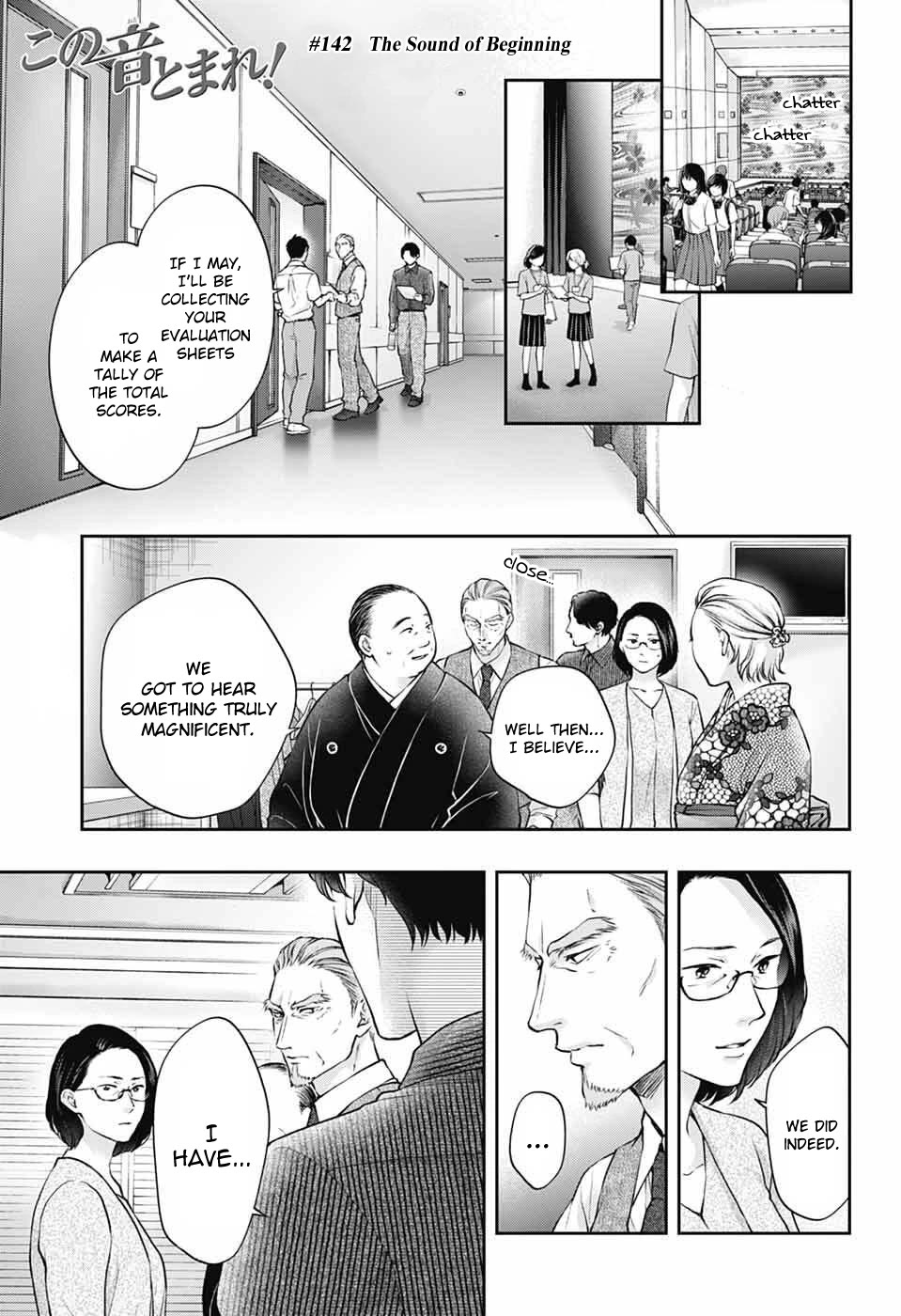 Kono Oto Tomare! Chapter 142 page 2 - Chapter 142: The Sound of Beginning