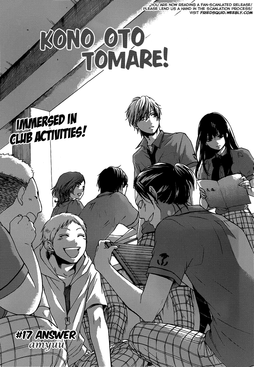 Kono Oto Tomare! Chapter 17 page 4 - Chapter 17: Answer
