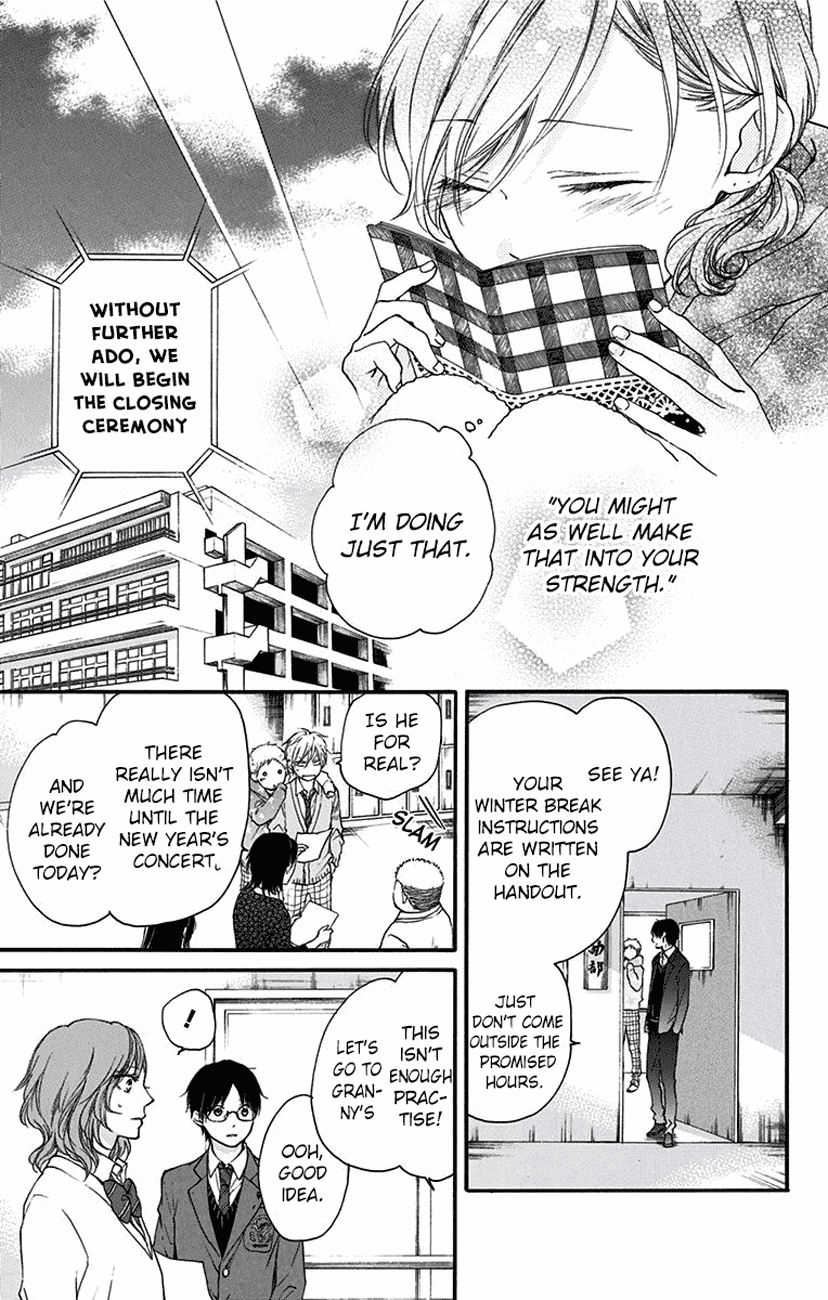 Kono Oto Tomare! Chapter 56 page 28 - Chapter 56: Blue String