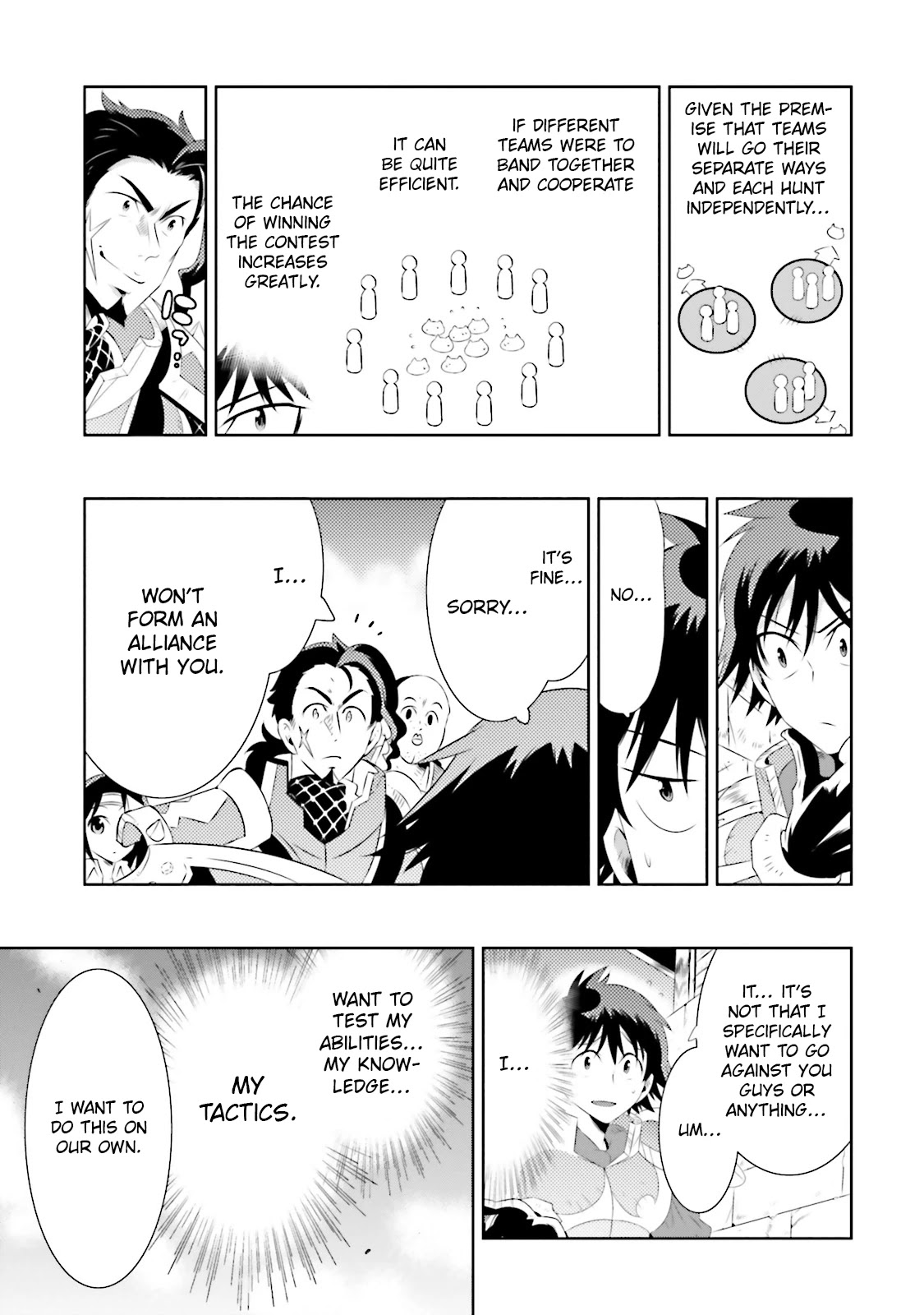 Kono Sekai ga Game da to, Ore dake ga Shitteiru Chapter 19 page 15 - Chapter 19: Golden Rogue Slime Culling Contest