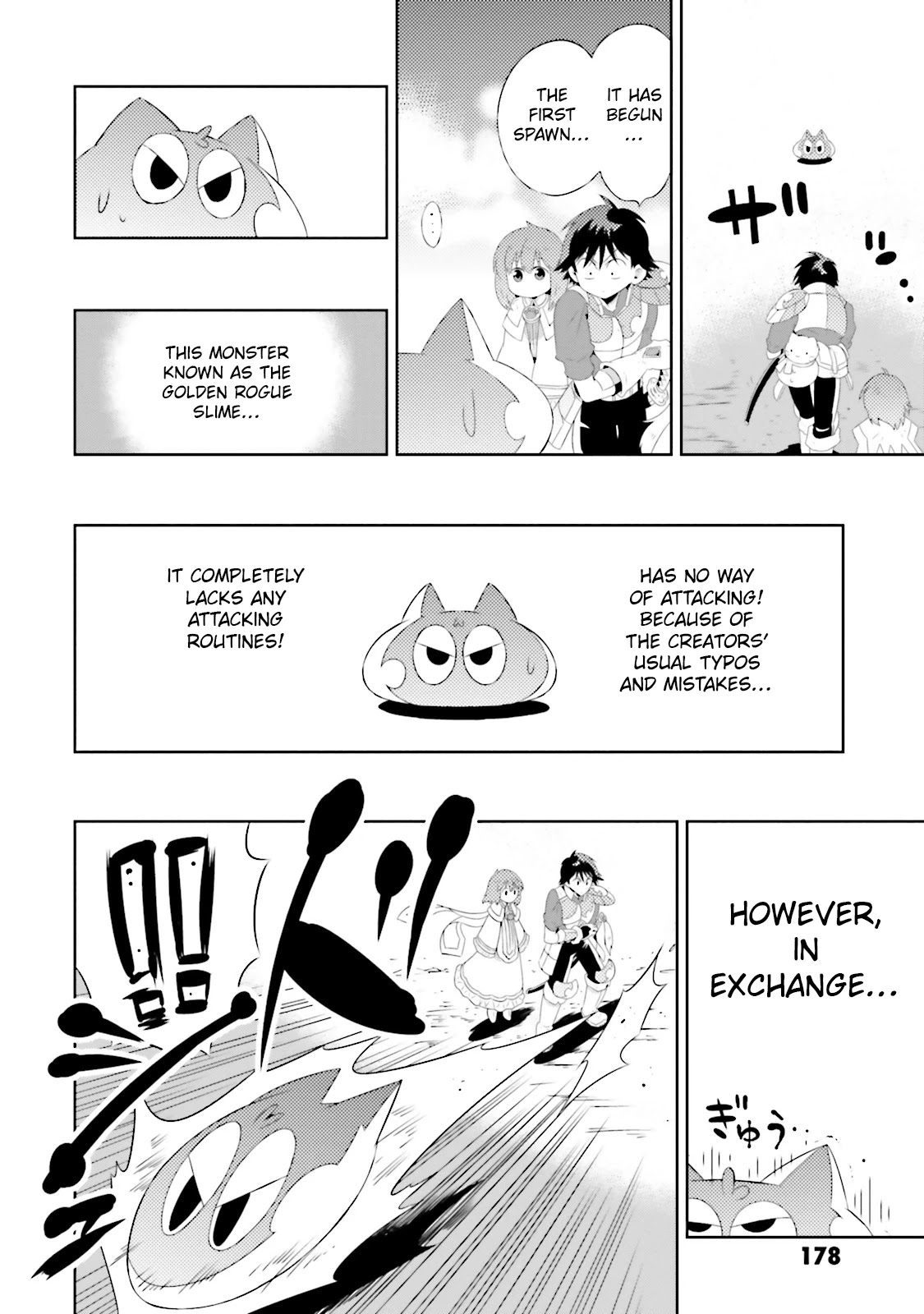 Kono Sekai ga Game da to, Ore dake ga Shitteiru Chapter 19 page 30 - Chapter 19: Golden Rogue Slime Culling Contest