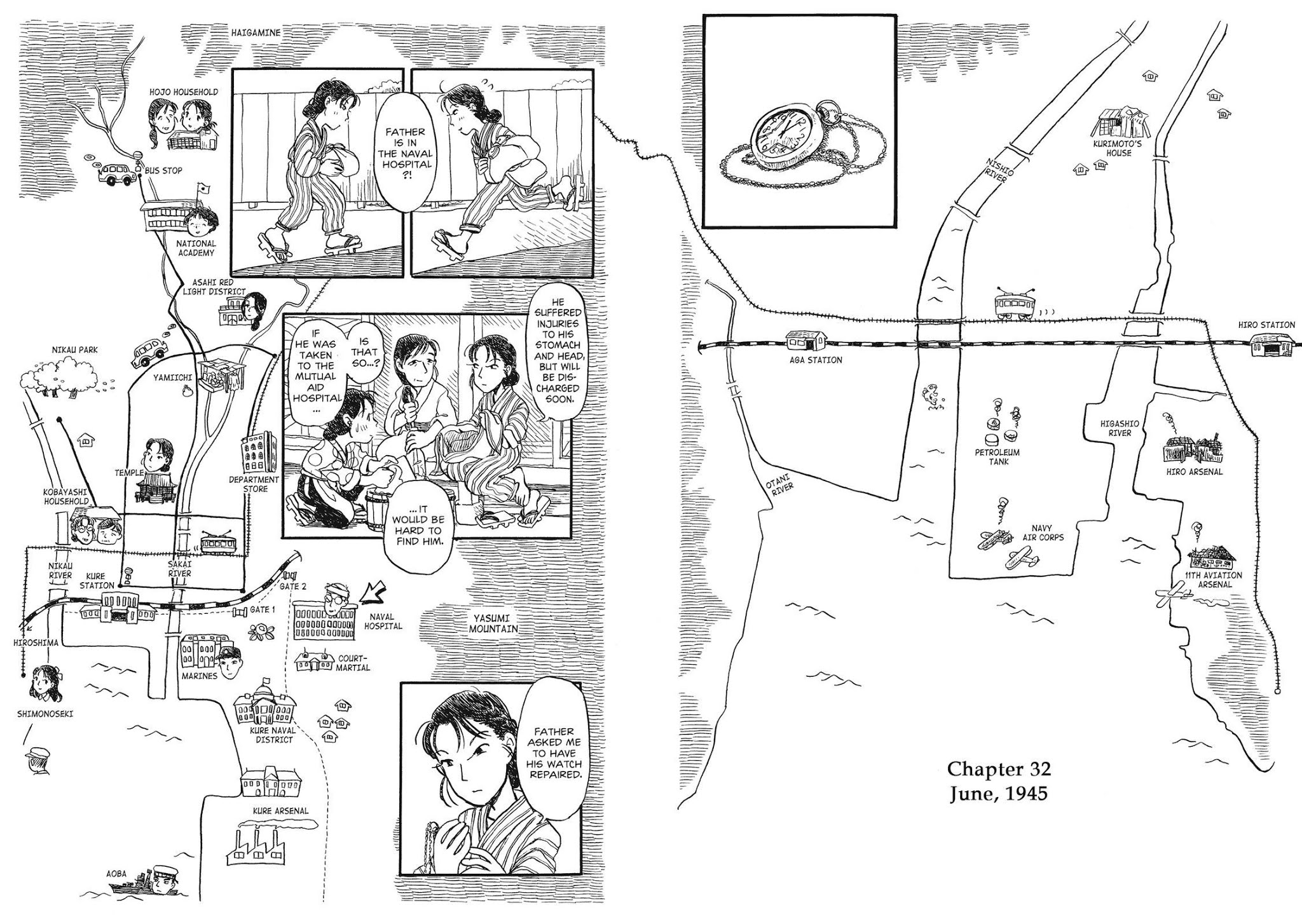 Kono Sekai no Katasumini Chapter 3.32 page 1 - Vol.3 Chapter 32: June, 1945 (1)
