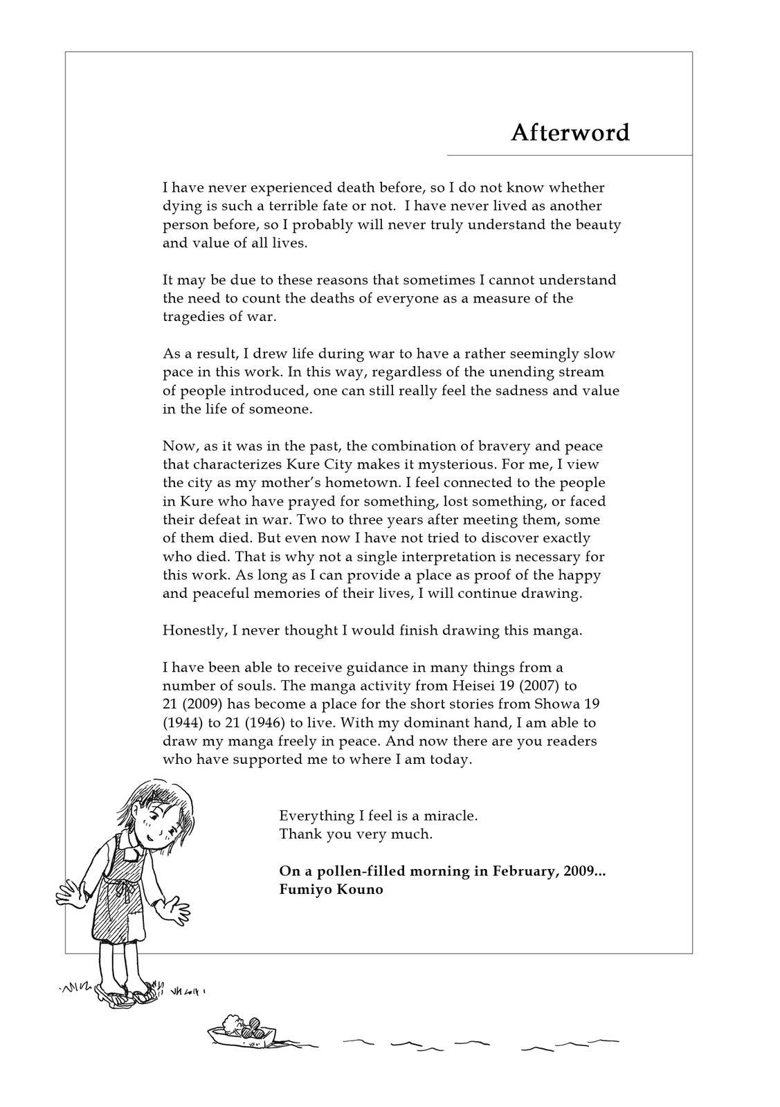 Kono Sekai no Katasumini Chapter 3.45 page 14 - Vol.3 Chapter 45: A Letter of Happiness (January, 1946) [END]