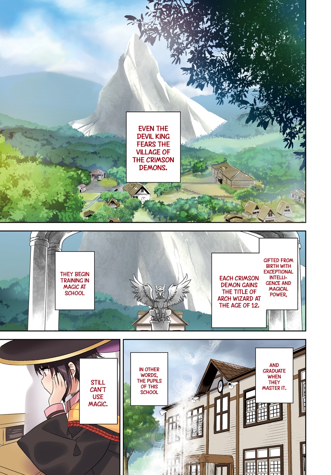 Kono Subarashii Sekai ni Bakuen wo! Chapter 1 page 2 - Chapter 1: The Red-Eyed Wizards