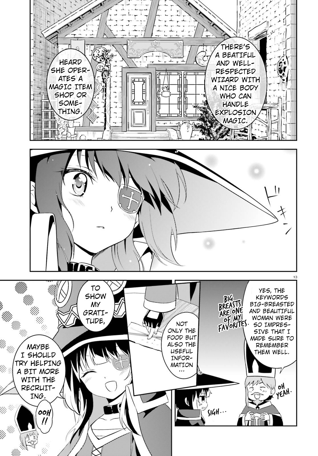 Kono Subarashii Sekai ni Bakuen wo! Chapter 10 page 13 - Chapter 10: The Troublemaker of the City of Water