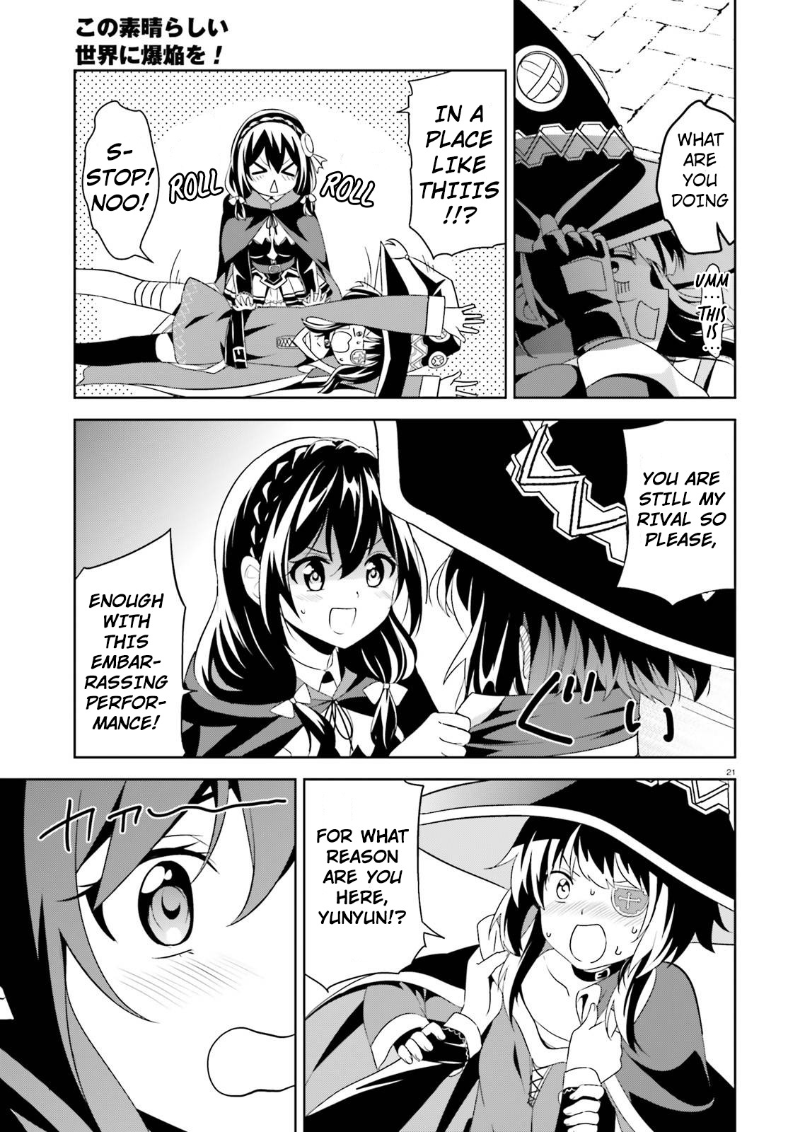 Kono Subarashii Sekai ni Bakuen wo! Chapter 10 page 21 - Chapter 10: The Troublemaker of the City of Water