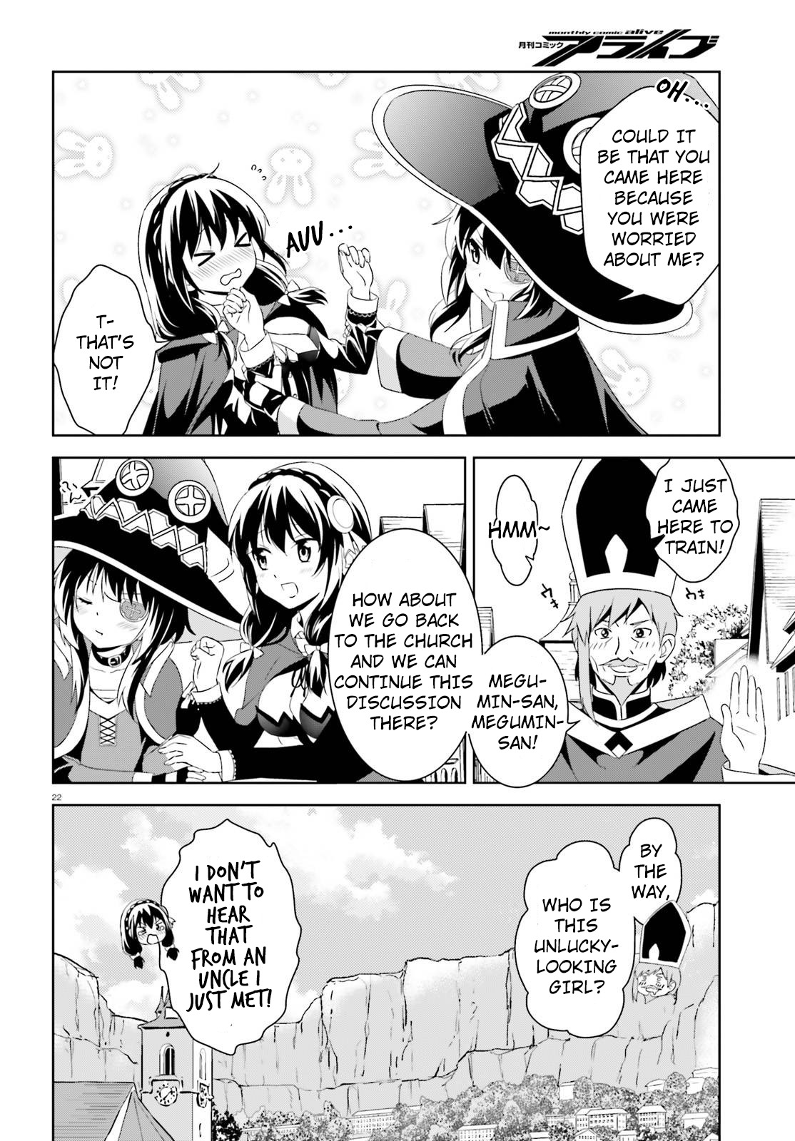 Kono Subarashii Sekai ni Bakuen wo! Chapter 10 page 22 - Chapter 10: The Troublemaker of the City of Water