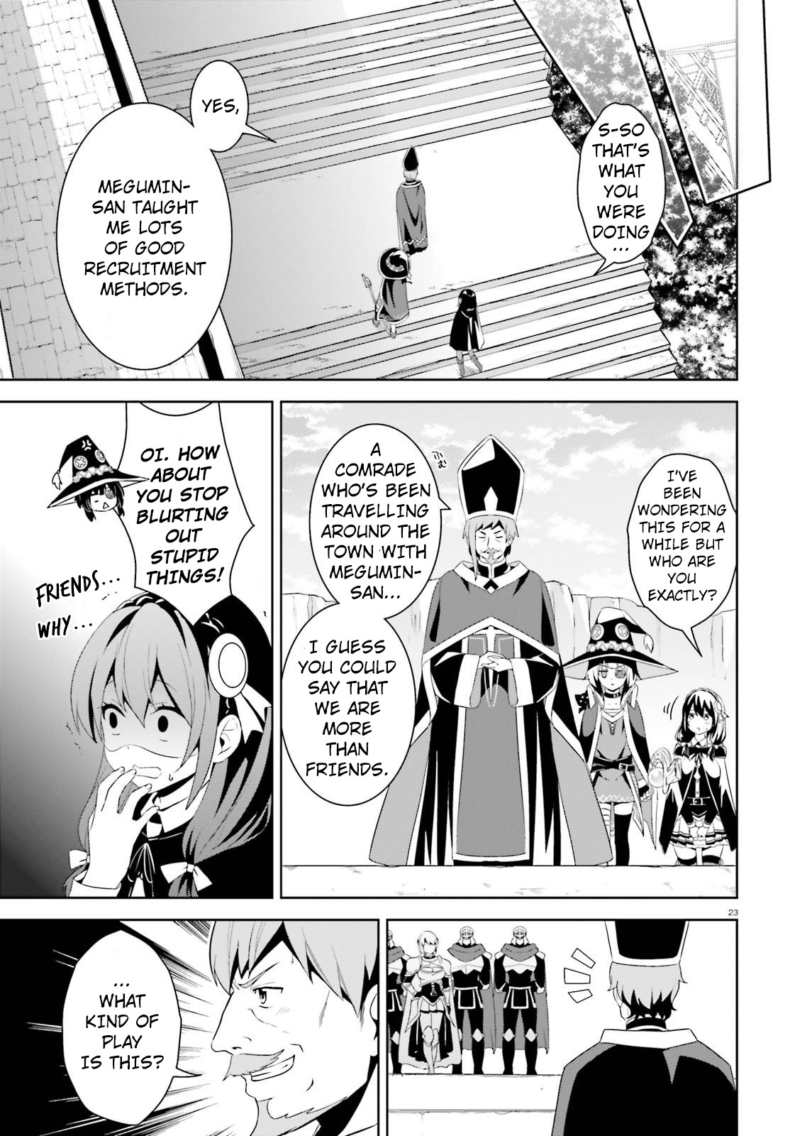 Kono Subarashii Sekai ni Bakuen wo! Chapter 10 page 23 - Chapter 10: The Troublemaker of the City of Water