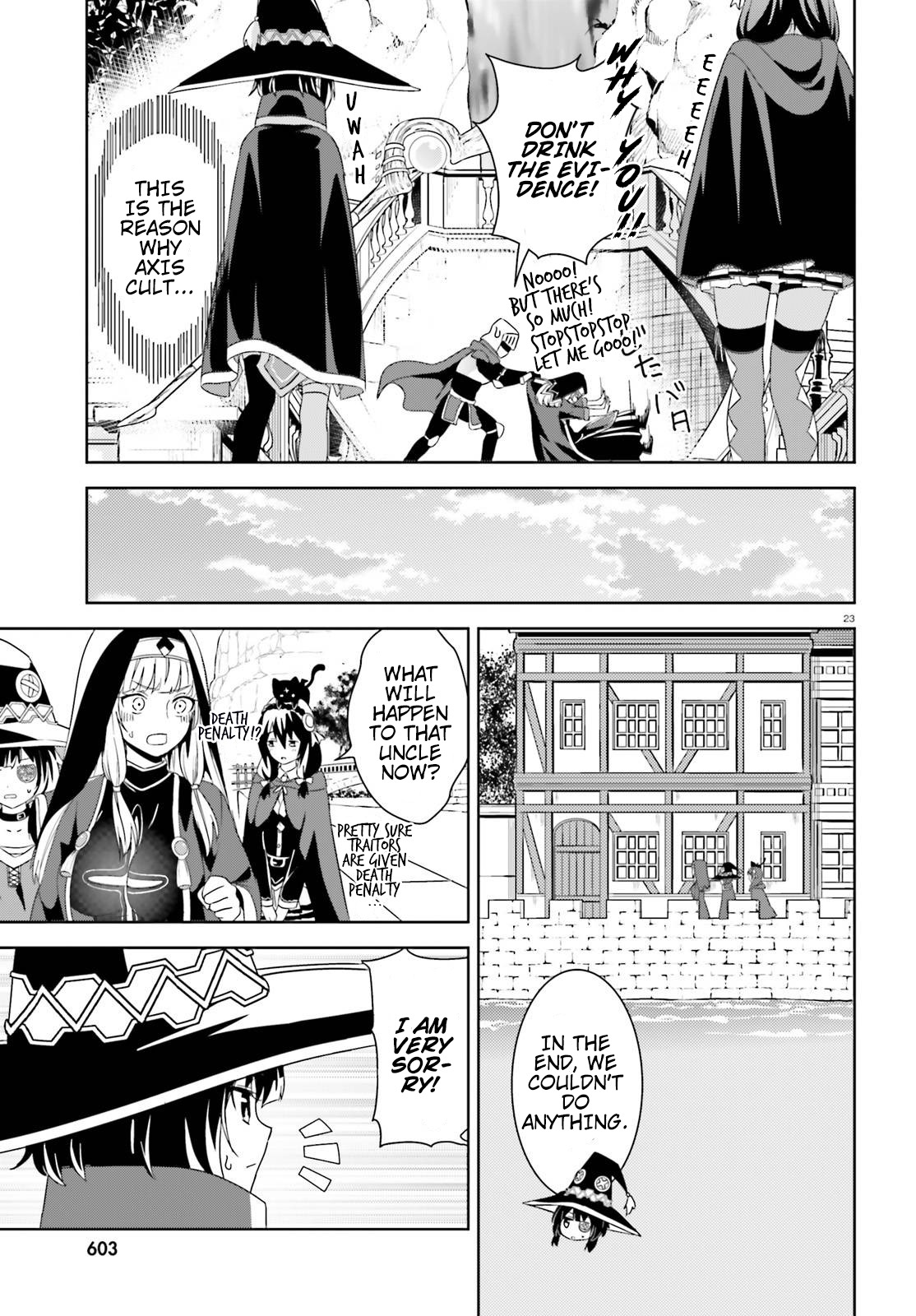 Kono Subarashii Sekai ni Bakuen wo! Chapter 11 page 23 - Chapter 11: An Arrest for This Order's Pervert!