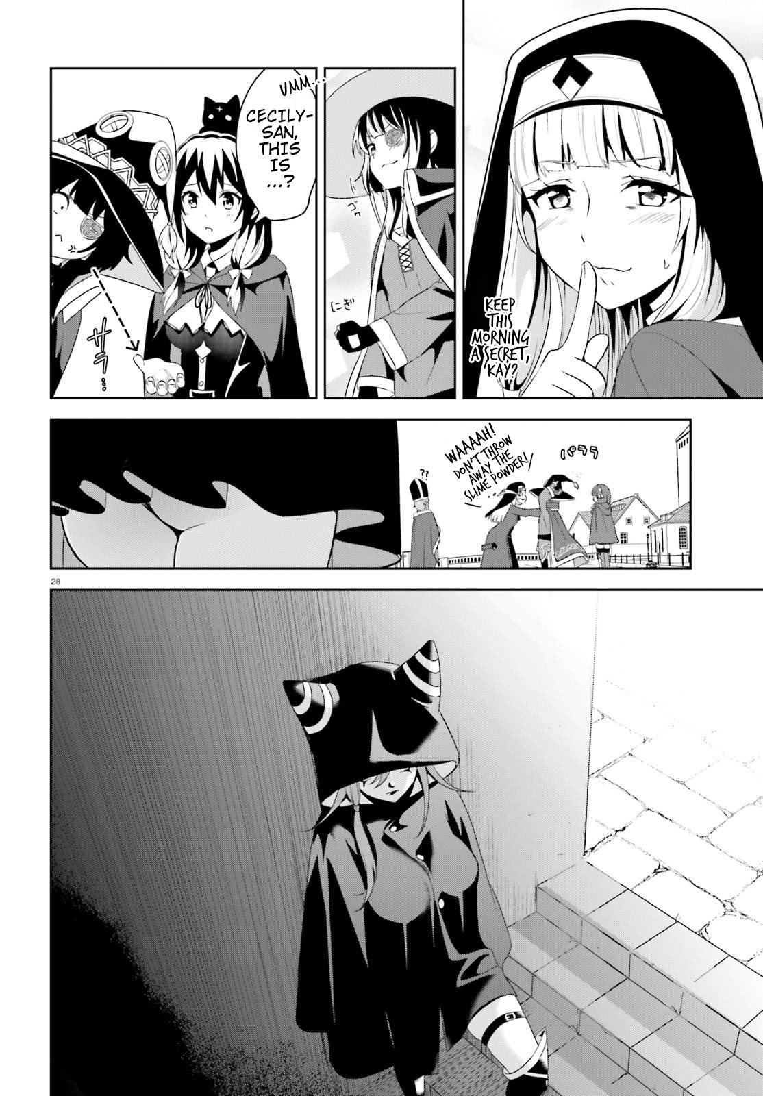 Kono Subarashii Sekai ni Bakuen wo! Chapter 11 page 28 - Chapter 11: An Arrest for This Order's Pervert!