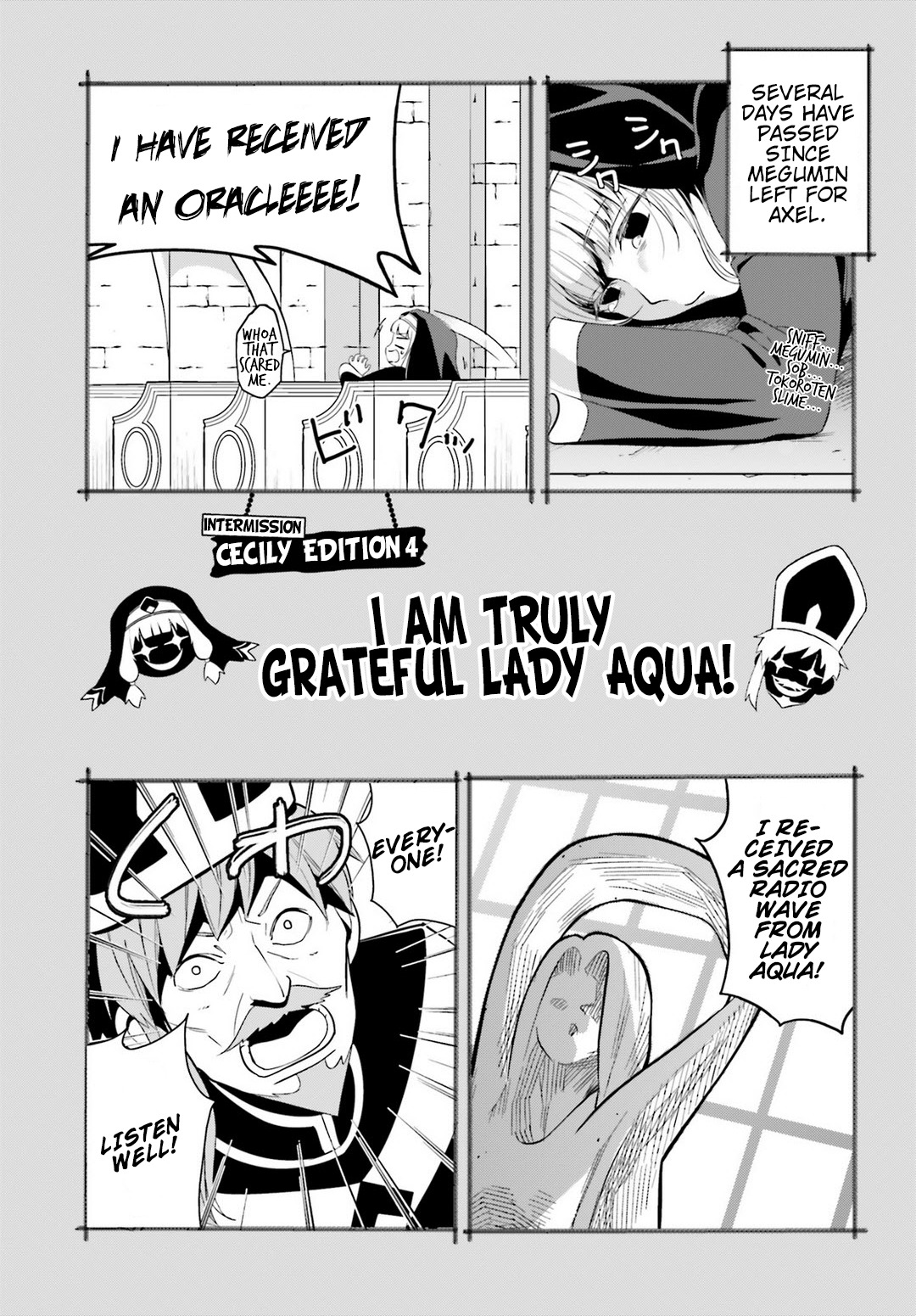 Kono Subarashii Sekai ni Bakuen wo! Chapter 13 page 28 - Chapter 13: Peace of Mind on This Journey!