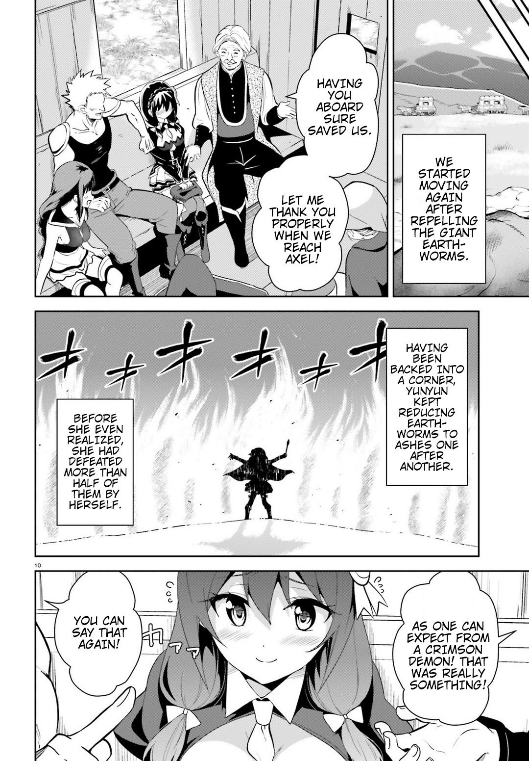 Kono Subarashii Sekai ni Bakuen wo! Chapter 13 page 8 - Chapter 13: Peace of Mind on This Journey!