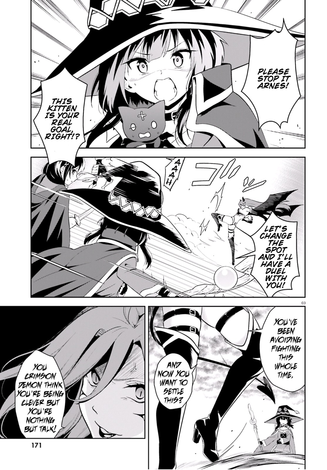 Kono Subarashii Sekai ni Bakuen wo! Chapter 14 page 3 - Chapter 14: The Destroyer From the Kouma Village