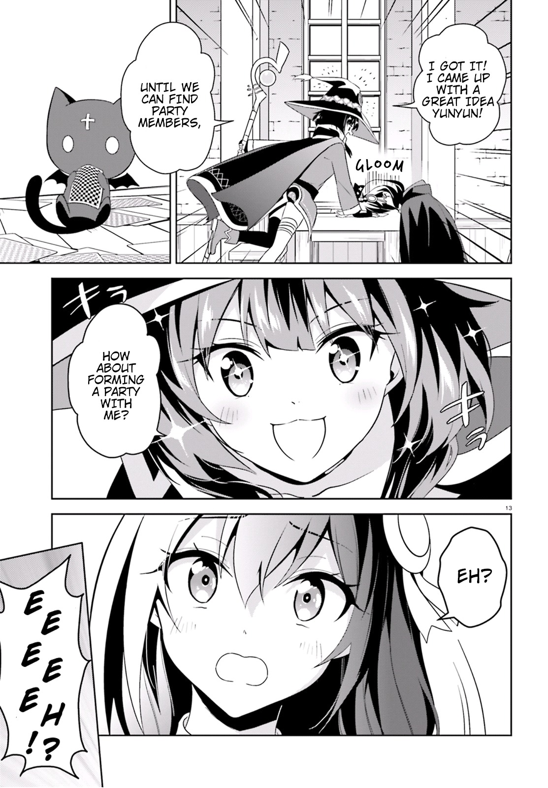 Kono Subarashii Sekai ni Bakuen wo! Chapter 16 page 13 - Chapter 16: Party Members for This Explosion Girl!