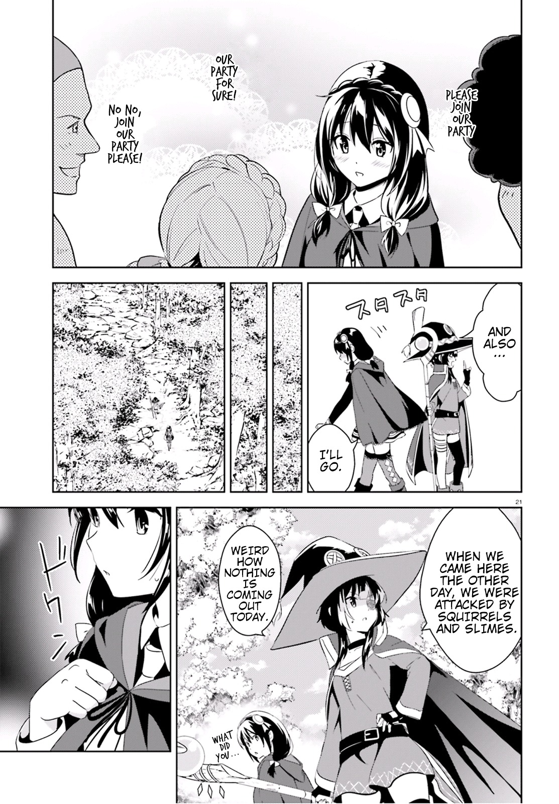 Kono Subarashii Sekai ni Bakuen wo! Chapter 16 page 21 - Chapter 16: Party Members for This Explosion Girl!