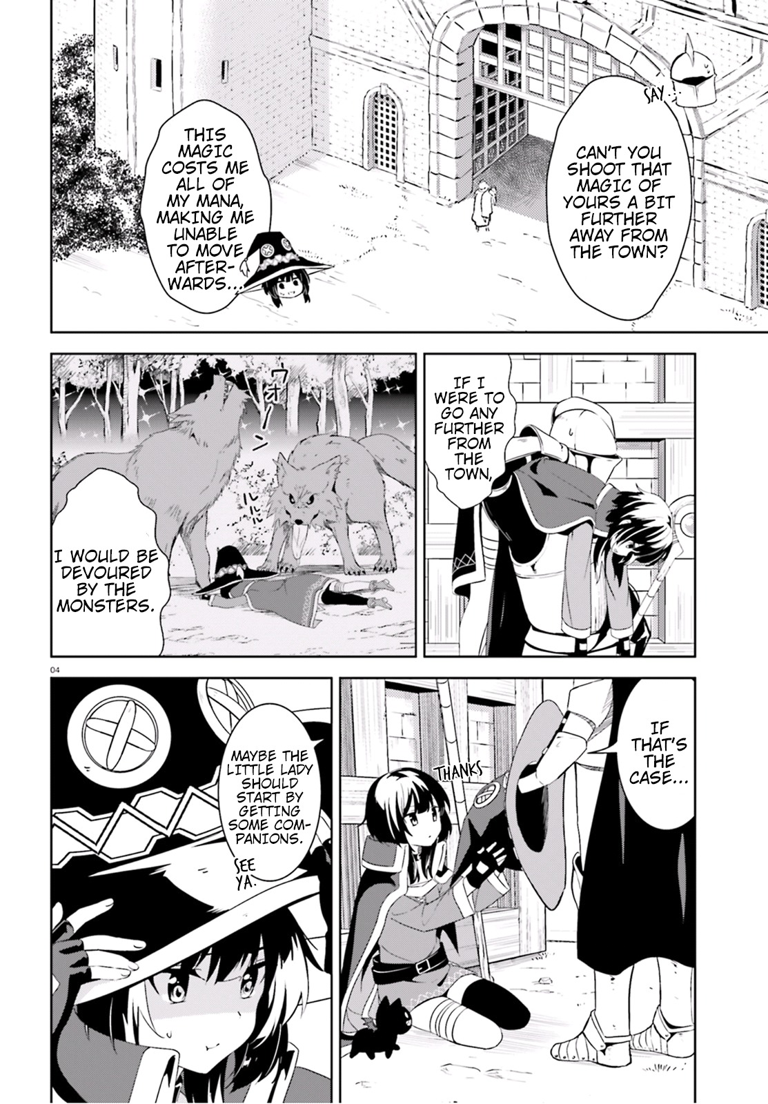 Kono Subarashii Sekai ni Bakuen wo! Chapter 16 page 4 - Chapter 16: Party Members for This Explosion Girl!